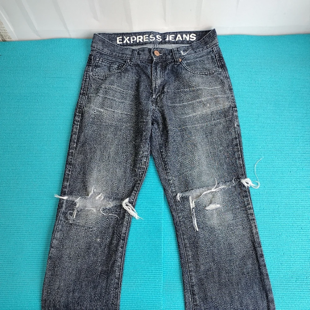 Express Mens Boot Cut Kingston Classic Fit Jeans 30 X32